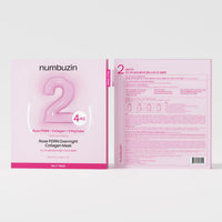 numbuzin No.2 Rose PDRN Collagen Wrapping Overnight Film Pack (4 Sheets)
