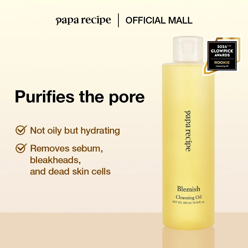 Papa receta de aceite de limpieza de imperfecciones de 300 ml
