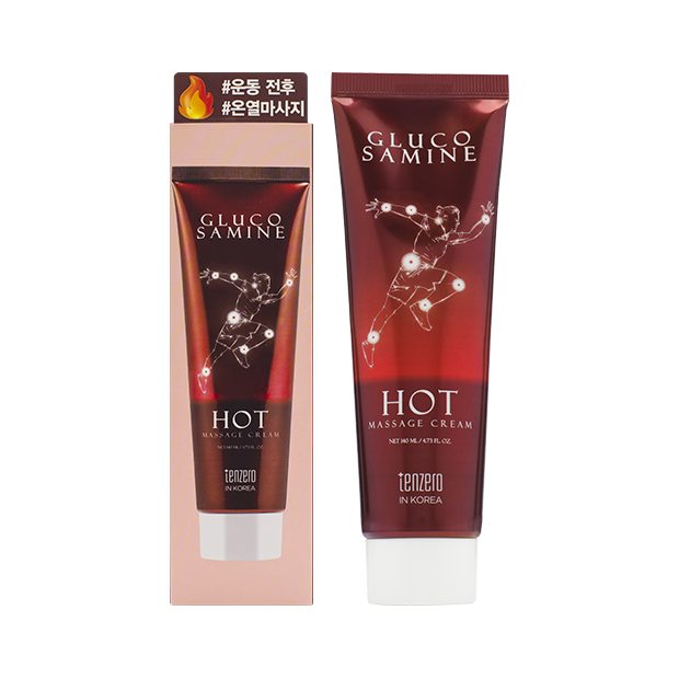 tenzero Glucosamine Hot Massage Cream 140ml