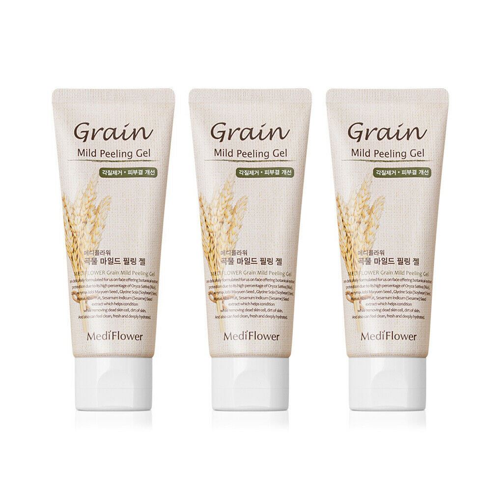 Mediflower grano hipo-alergénico gel de pelado suave 100 ml 3 ea