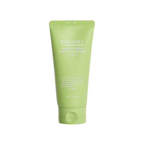 Miguhara Green Tea Calming Essence Cleansing Foam Origin 120ml