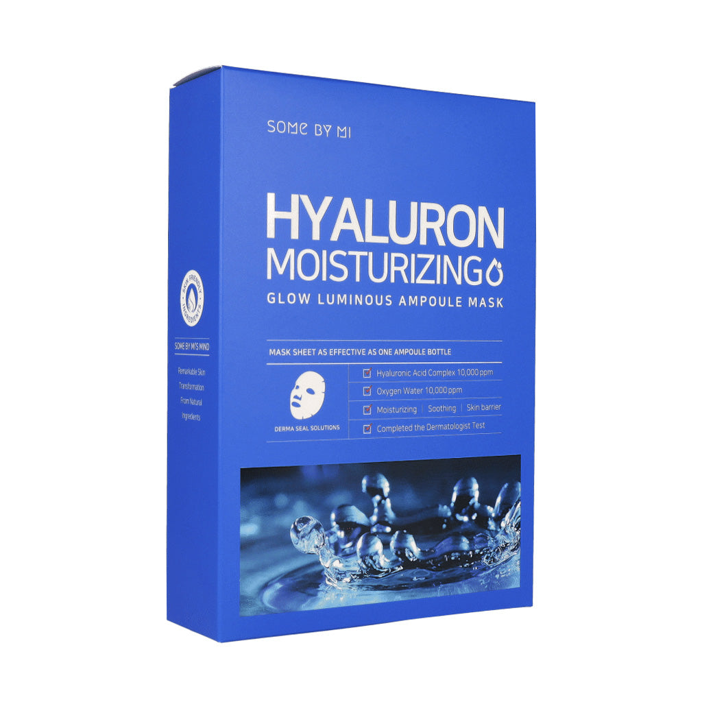 SOME BY MI Glow Luminous Ampoule Mask 02 Hyaluron Moisturizing 25g x 10ea