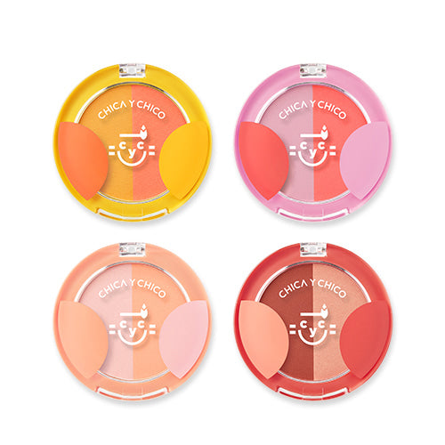 Chica y Chico One Touch Ppyam Ppyam Duo Blusher 5G
